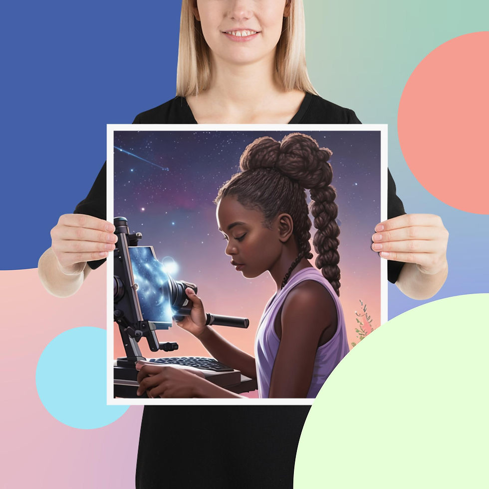 Thumbnail: Astronomer Alessandra poster (various sizes)