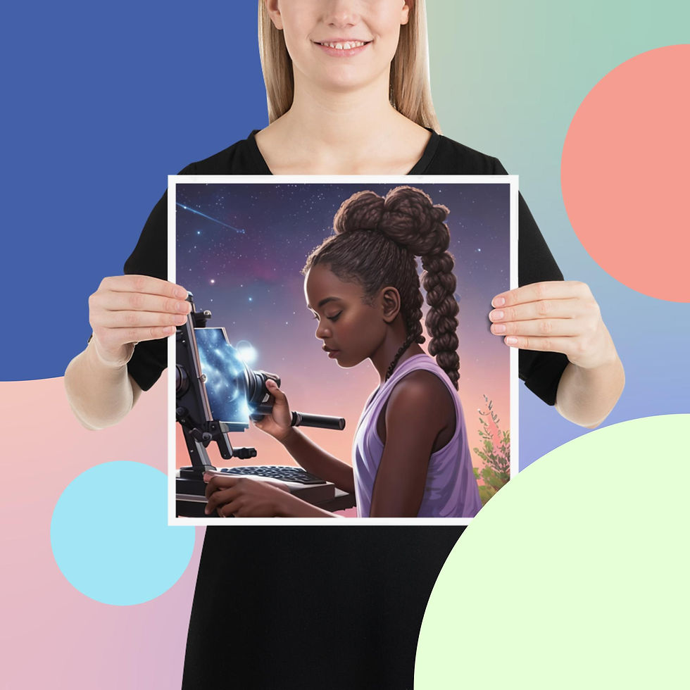 Thumbnail: Astronomer Alessandra poster (various sizes)