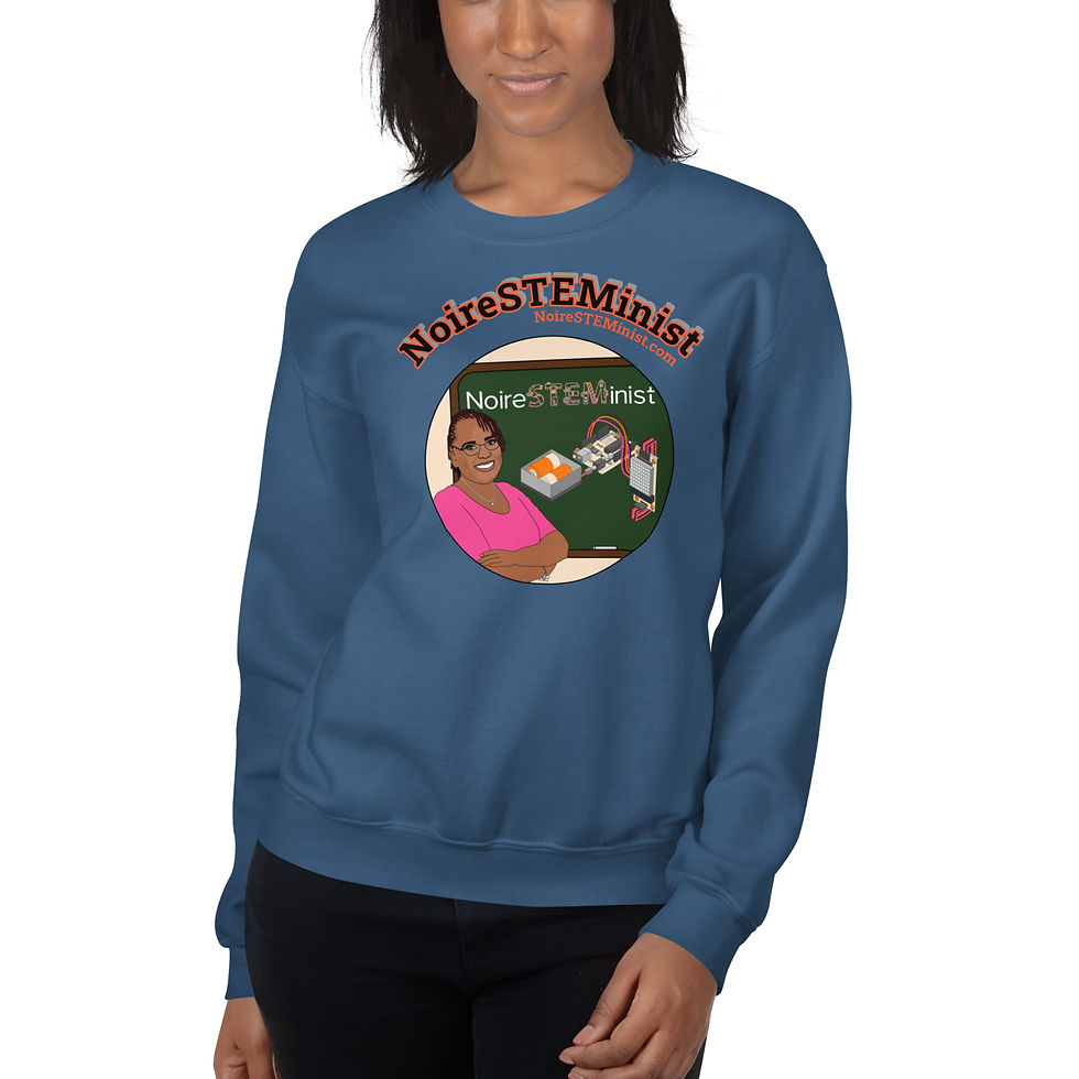 Thumbnail: Unisex Sweatshirt - Orange Logo - Green Outline Text copy