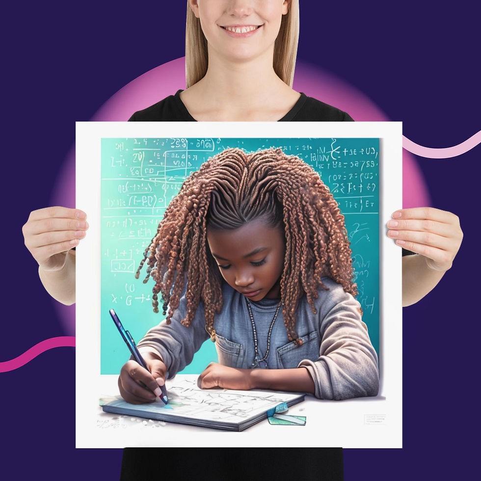 Thumbnail: Mathematician Malik poster (various sizes) 