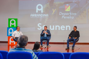 Firma del convenio AREANDINA - Deportivo Pereira