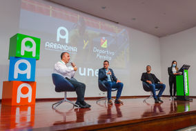 Firma del convenio AREANDINA - Deportivo Pereira