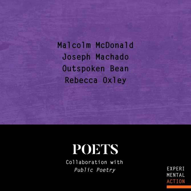 Public Poetry Collaborates with Experimental Action 2019
