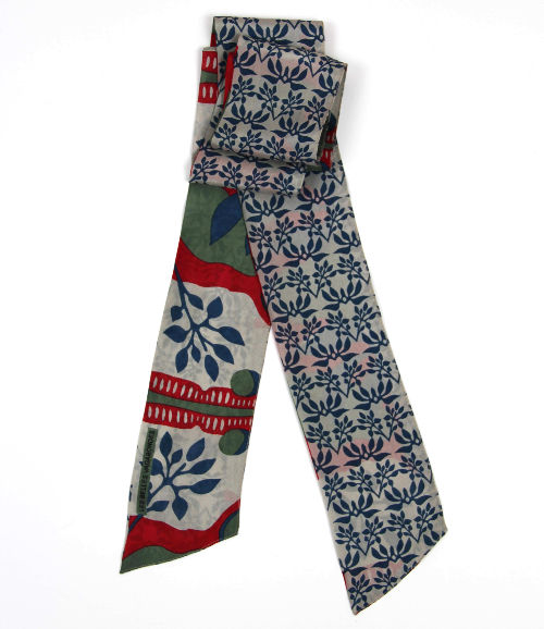 Thumbnail: Les Belles Vagabondes ethical Bandeau 100% Silk Scarf Ivy in Jaune available from Iris Lifestyle Cambridge UK