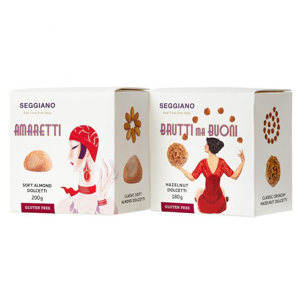 Thumbnail: Seggiano handmade Amaretti Soft Almond Biscuits available from Shelford Delicatessen Cambridge UK