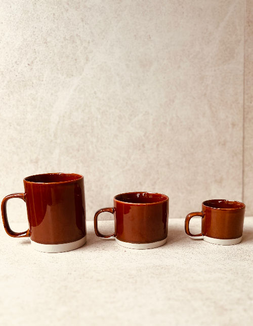 Thumbnail: Cup Cer Cyl Range - TERRA available in three sizes from Iris Lifestyle Cambridge UK
