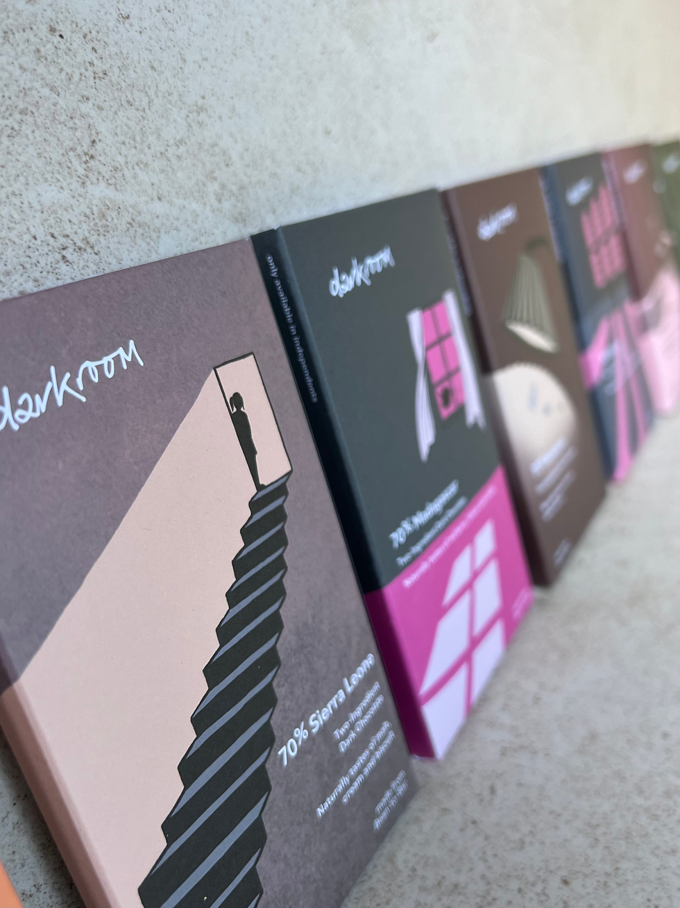 Thumbnail: Darkroom 70% Sierra Leone Village Hope 50g Chocolate Bar available from Shelford Delicatessen Cambridge UK