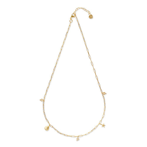 Thumbnail: A Beautiful Story Gold Plated United Necklace with Citrine available from Iris Lifestyle Cambridge UK