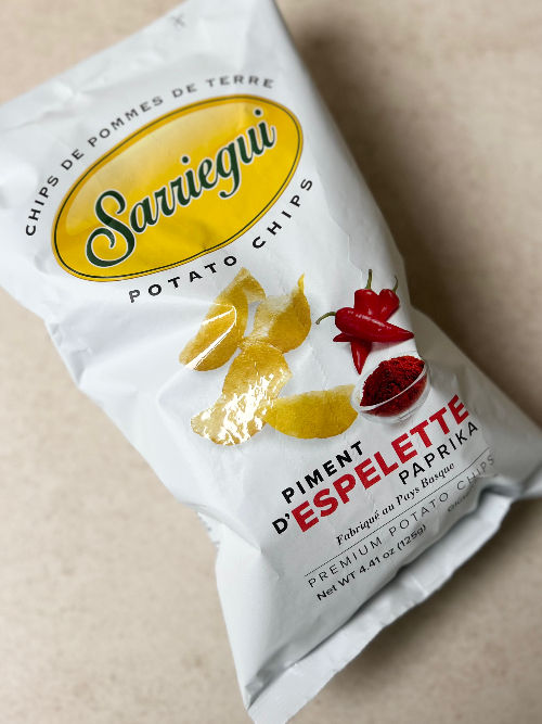 Thumbnail: Sarriegui Potato Chips Piment D'Esplette available from Shelford Delicatessen Cambridge UK