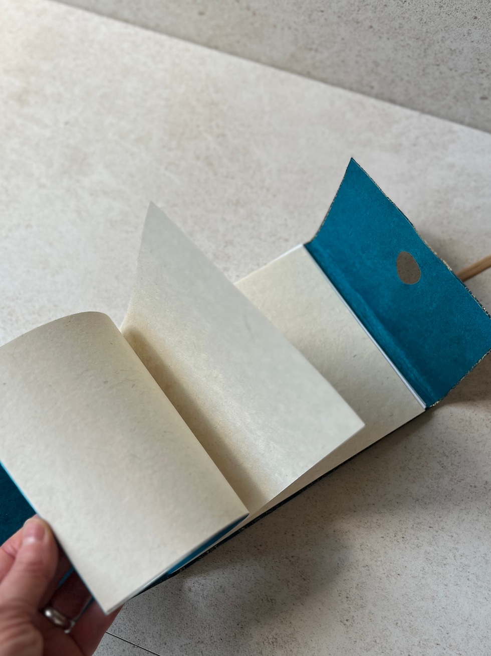 Thumbnail: Lamali handmade Brocéliande Gargi Notebook + Sketchbook available in four patterns from Iris Lifestyle Cambridge UK