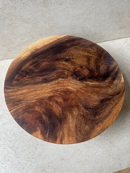 Thumbnail: Kinta acacia ethical Wooden Cake Stand available from Iris Lifestyle Cambridge UK