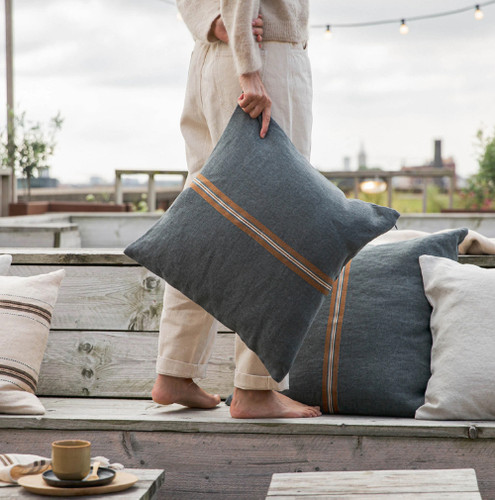 LIBECO - ATLAS pure Linen Pillow Cushion Cover | IRIS Lifestyle