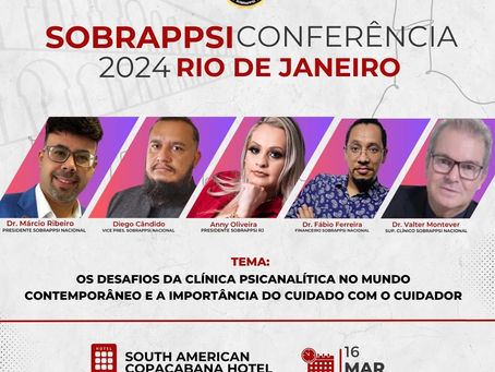 CONFERÊNCIA SOBRAPPSI RIO DE JANEIRO - 2024