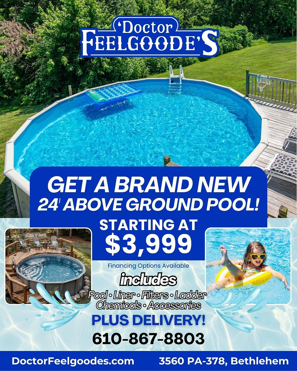 Doctor Feelgoode’s Above Ground Pool Package