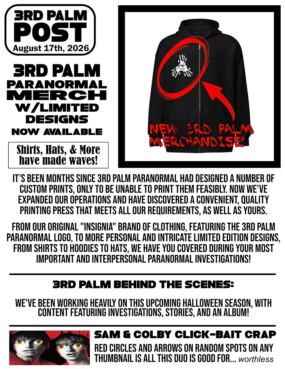 3rd Palm Original Merchandise has Arrived! - 3rd Palm Post