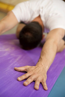 Yoga auf der Matte