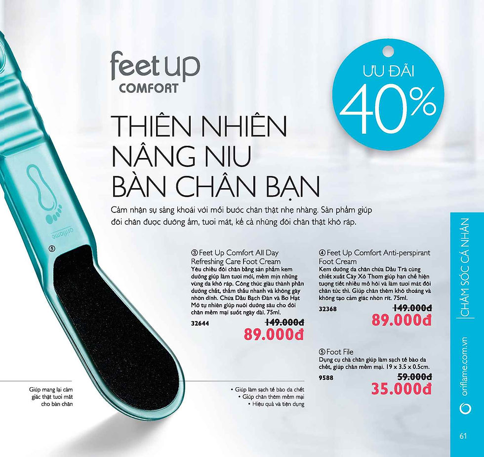 Thumbnail: Feet Up Comfort All Day Refreshing Care Foot Cream