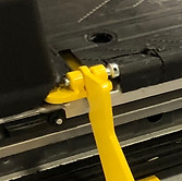 The step can be removed from the mounting plate within 30 seconds when its not needed.