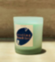 Resting Beach Face Candle