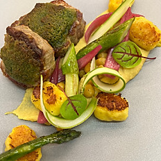 Mignon de Veau et tajine de légumes d’été , grenailles confites