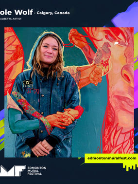NICOLE WOLF'S 'PRARIE PIGEONS' MURAL: A Tribute to Alberta’s Young Dreamers at ATB Place