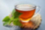 A cup of peppermint tea for bloating