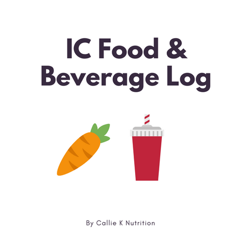 IC Food Log Template Callie K Nutrition