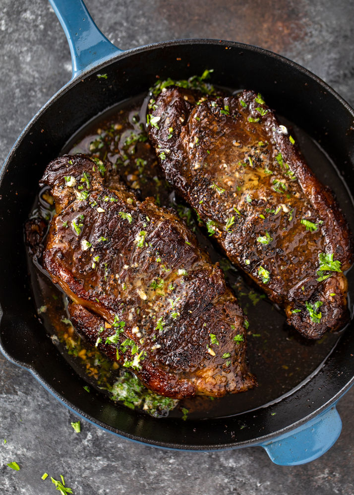 Sizzling Steaks with Toasted Garlic Sauce