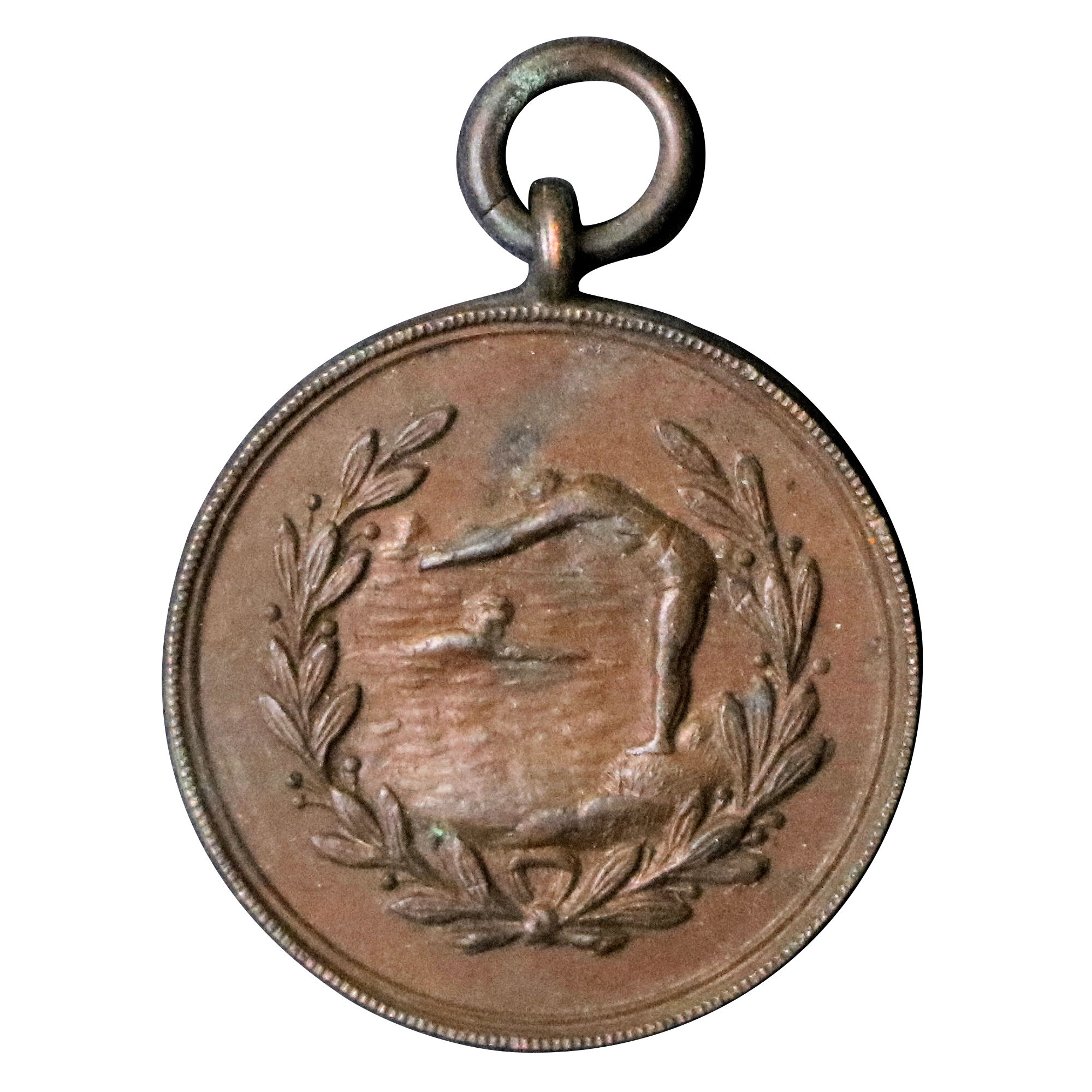 Undated 1930's Diving medal, un-issued