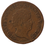 Thumbnail: 1843 Denmark Copper Rigsbank 1/2 Skilling, rim nicks and scratch on portrait