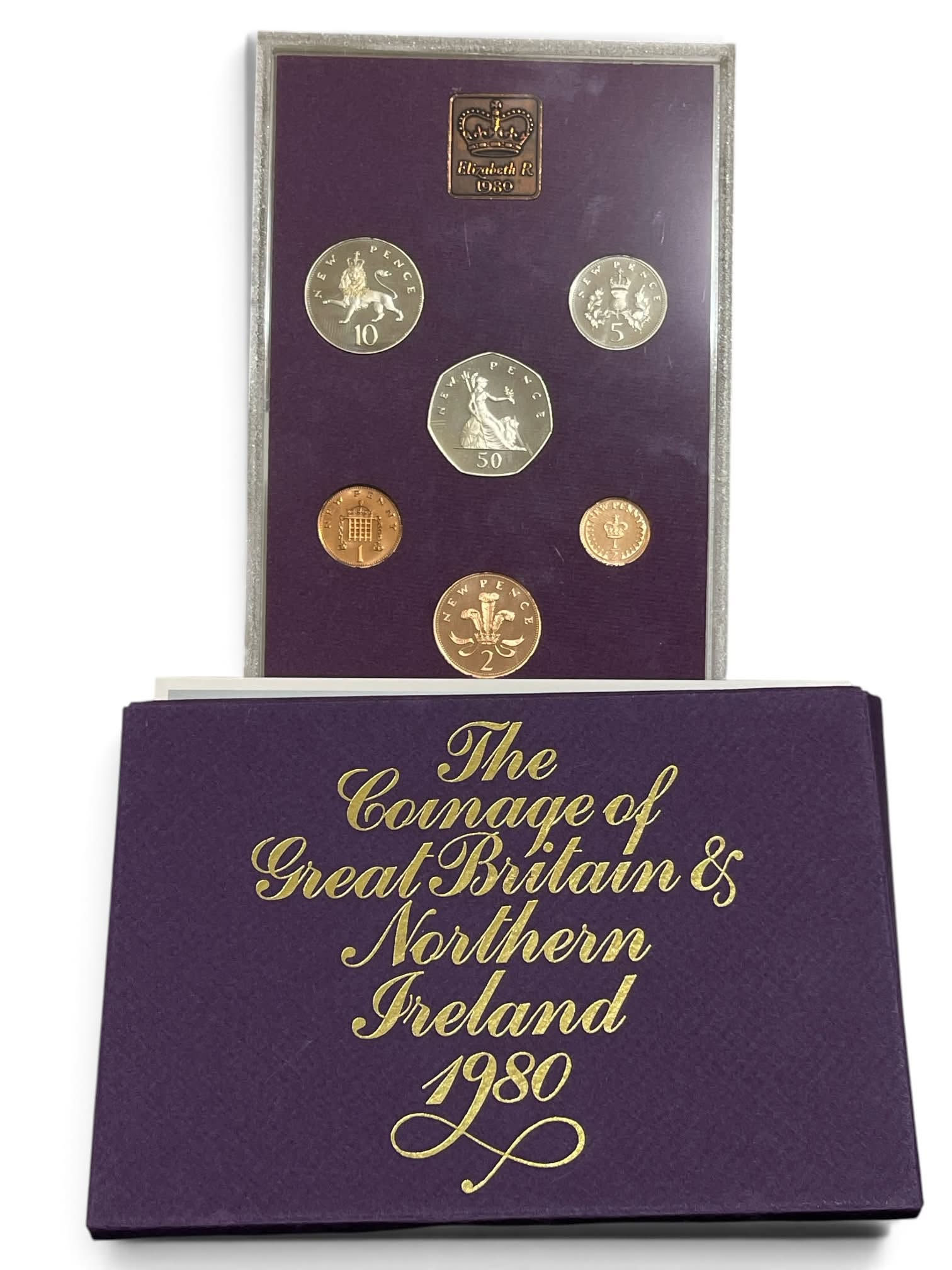 1980 United Kingdom - Northern Ireland mint set in Persex holder