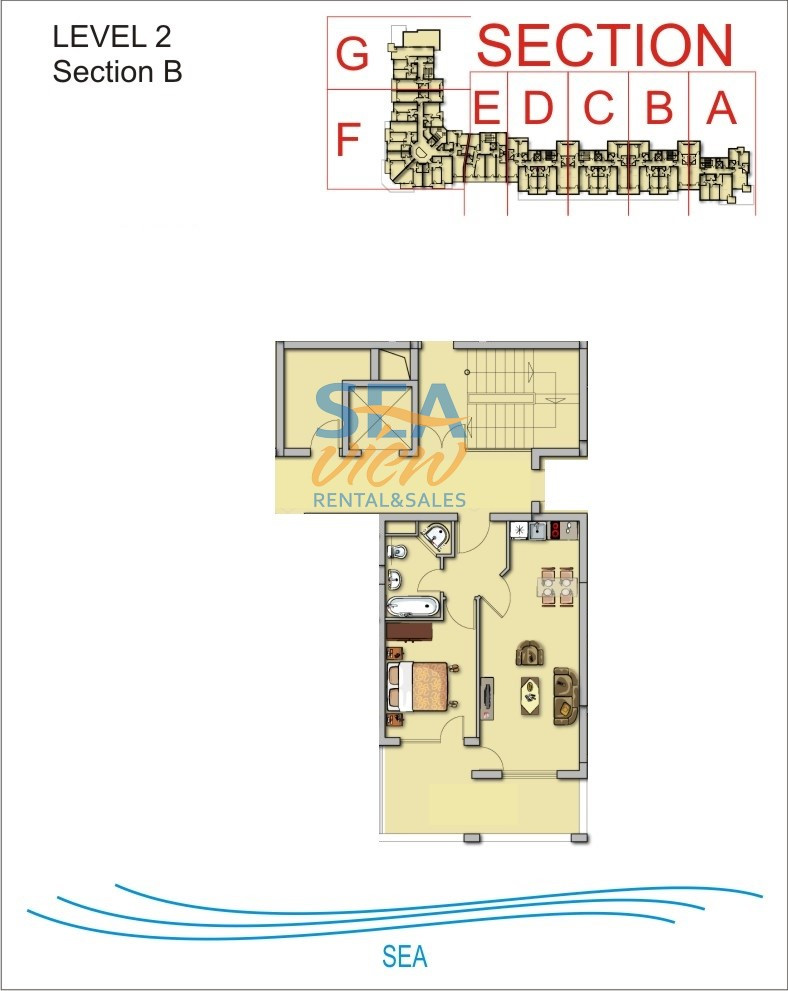 Seaview Easy 1 Bed