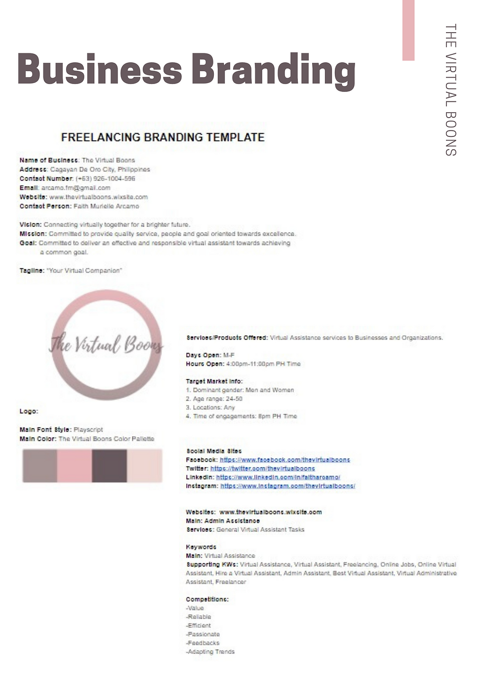 Branding Template