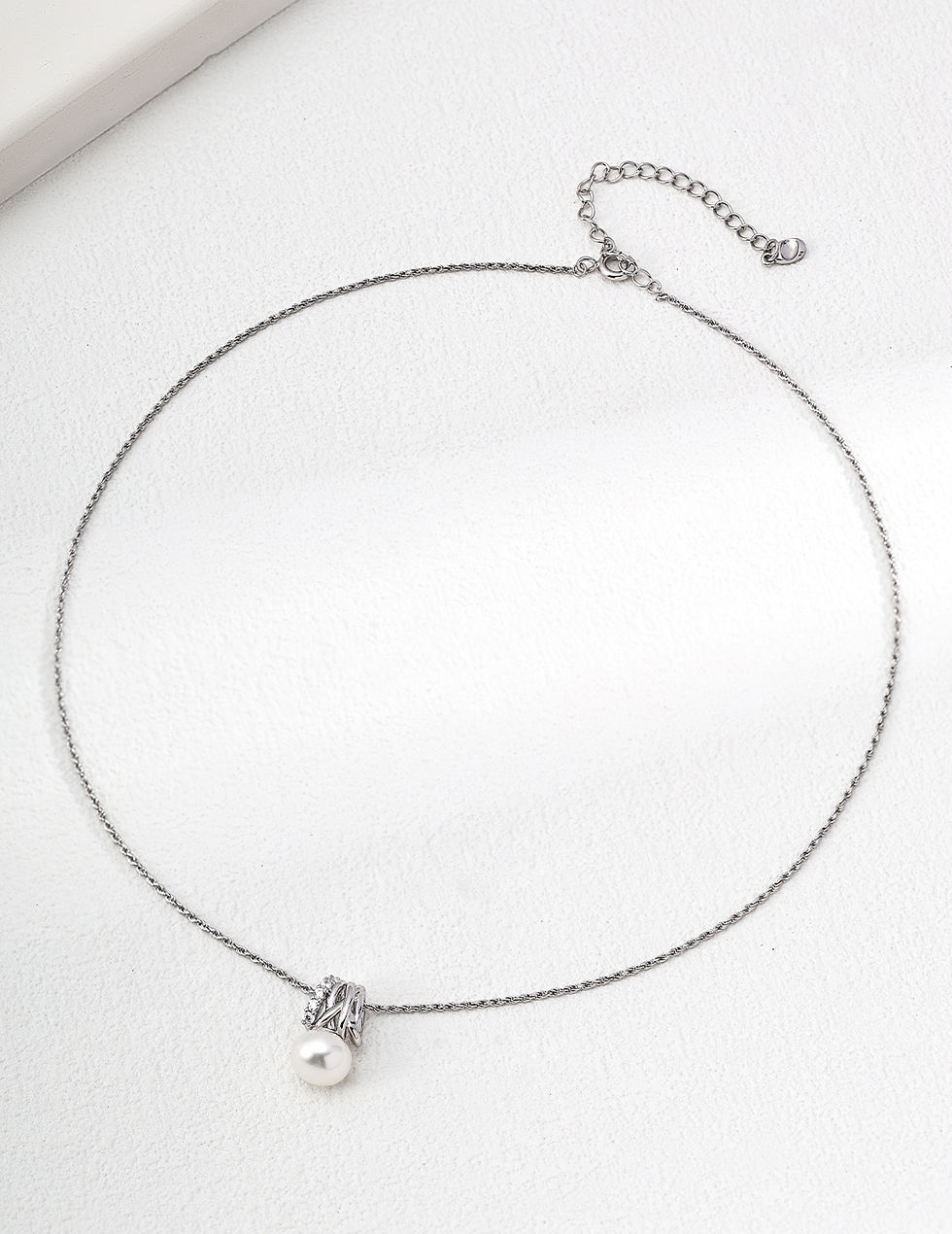 Thumbnail: Zircon with Pearl Jewelry Set - Minimalist Jewelry