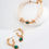 Thumbnail: Malachite with Pearl Layered Bracelet