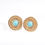 Thumbnail: Vintage Blue Turquoise Earrings