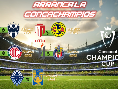 ¡¡¡La Concachampions inicia hoy!!!
