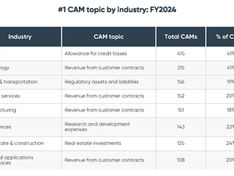 Most Audit Reports Contain a CAM, But Only One