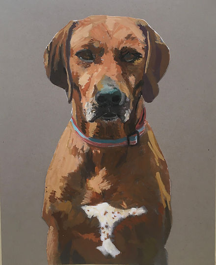Baron, Gouache on paper, 8x10, 2020.JPEG