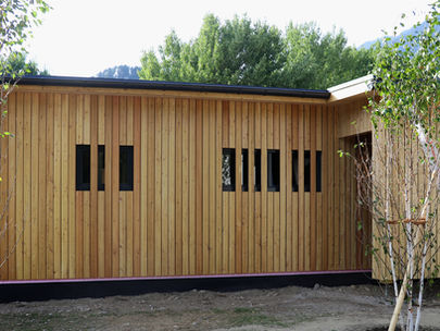 Wasserrettungsgebäude in Döbriach