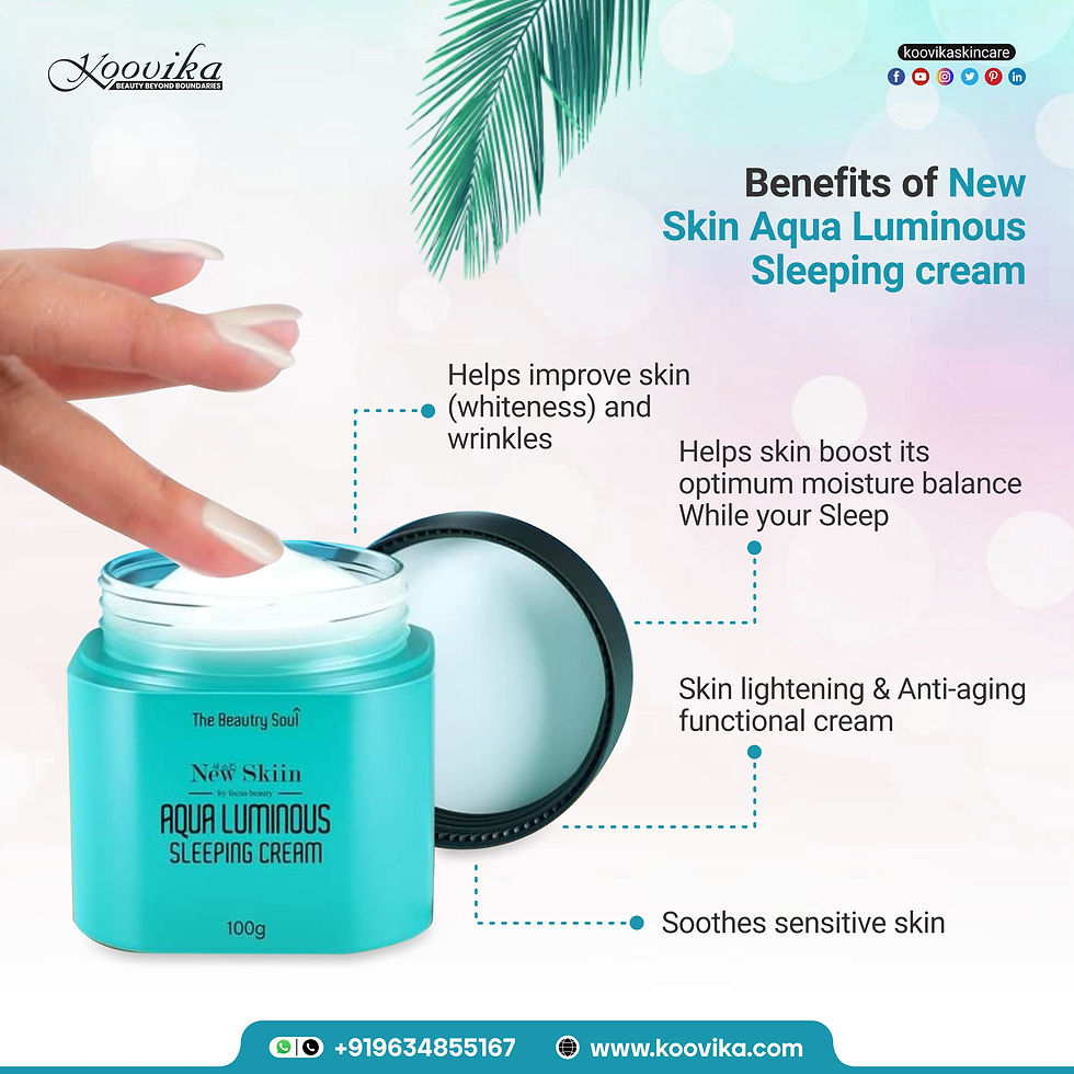 Thumbnail: Skin & Dr Aqua Luminous Sleeping Cream