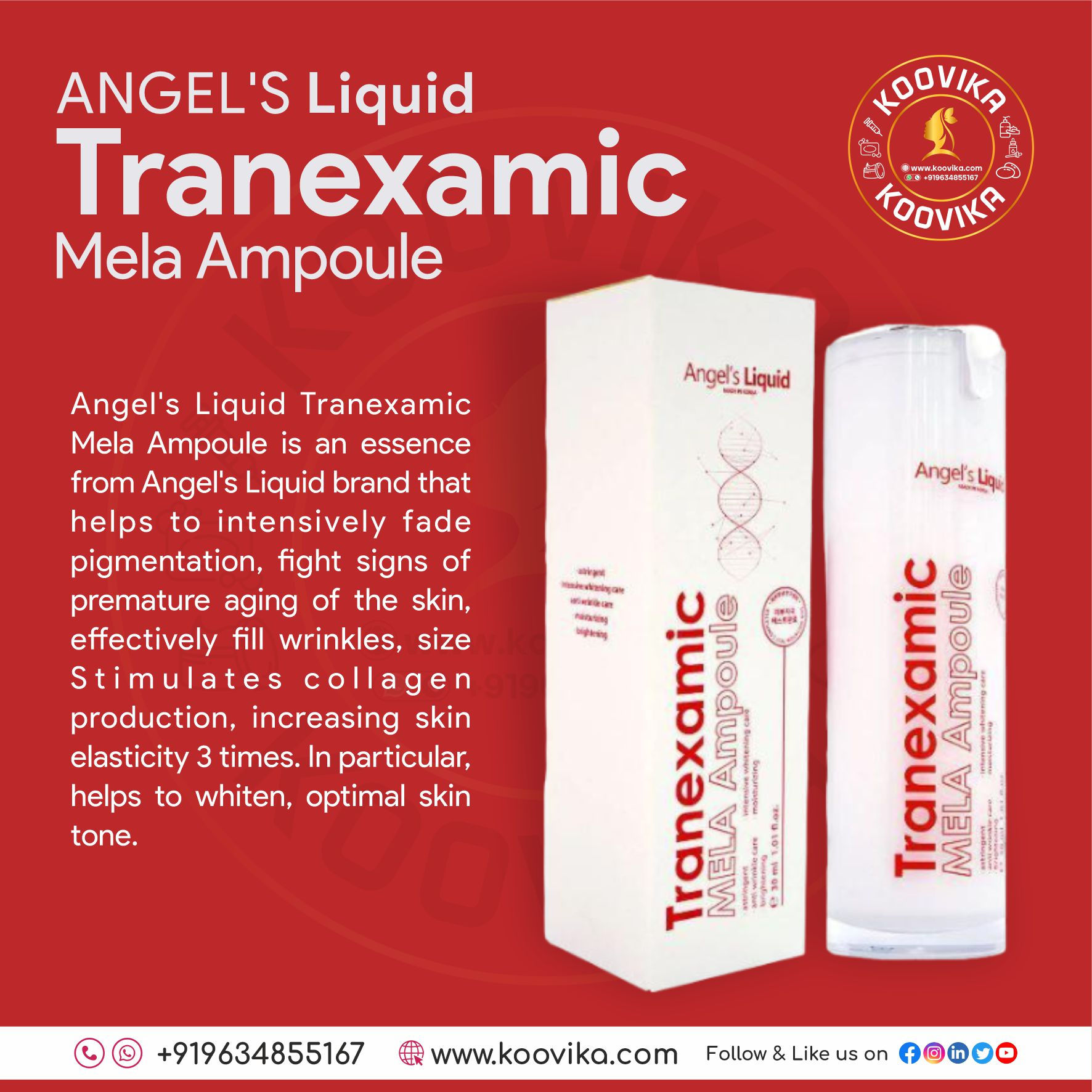 ANGEL'S LIQUID Tranexamic Mela Ampoule 30ml