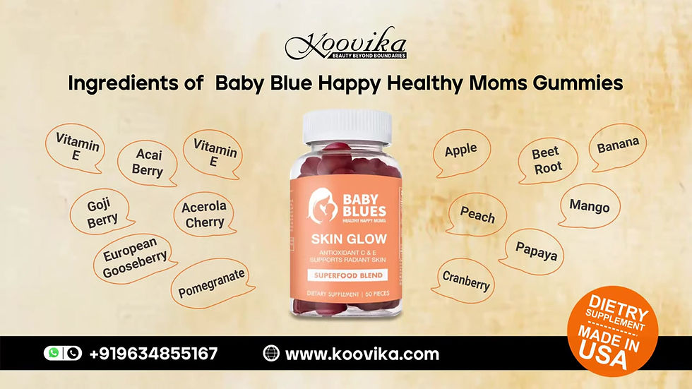 Thumbnail: Baby Blues Superfood Skin Glow Gummies