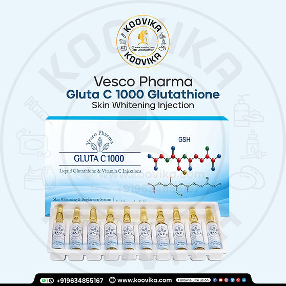esther formula glutathione yesstyle Vesco Pharma Gluta C 1000 Glutathione Skin Whitening Injection