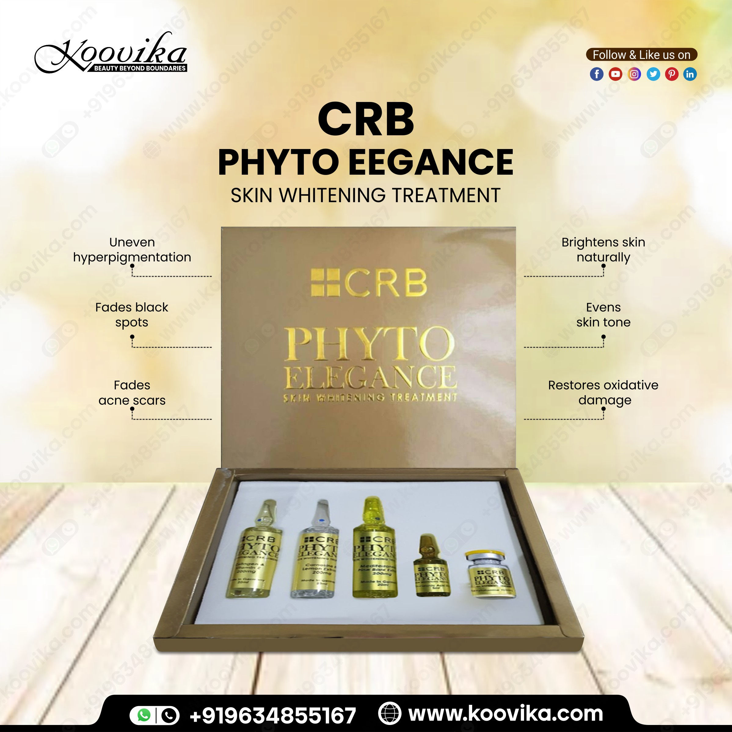 CRB PHYTO ELEGANCE SKIN WHITENING TREATEMENT
