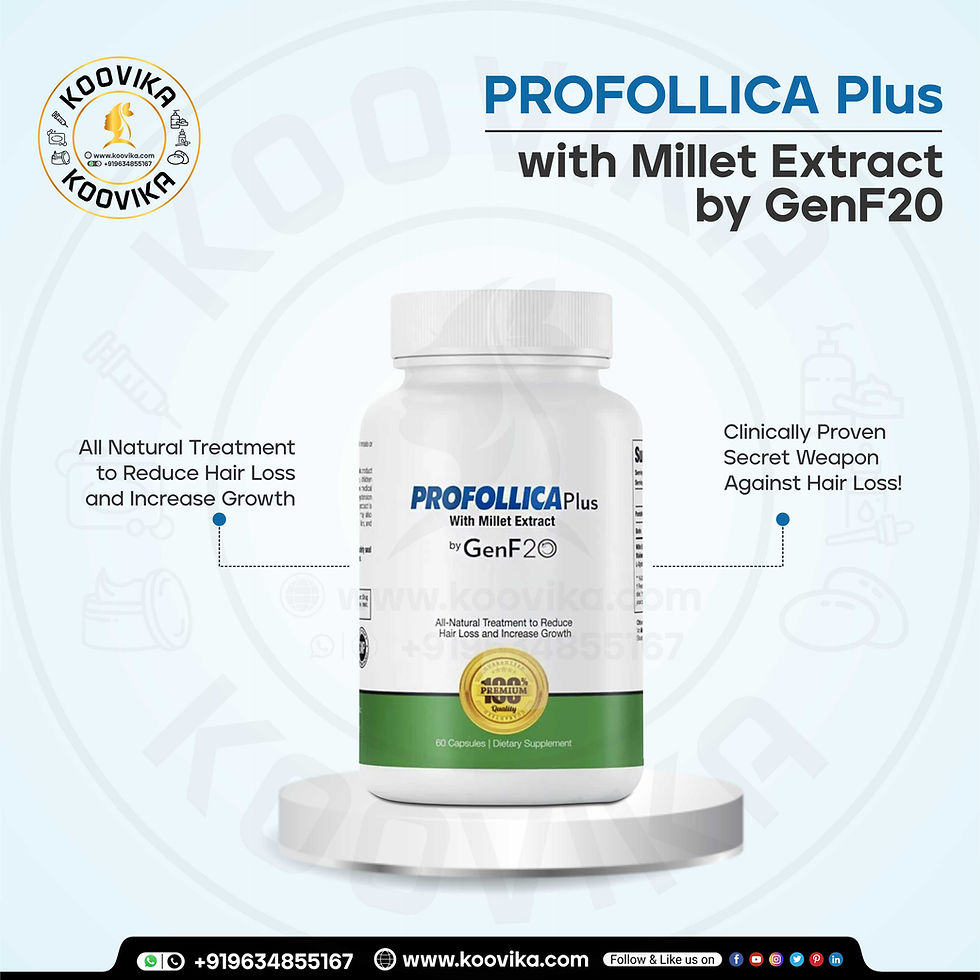 Thumbnail: Profollica Plus Millet Extract by GenF20 Reduce Hair loss Capsules