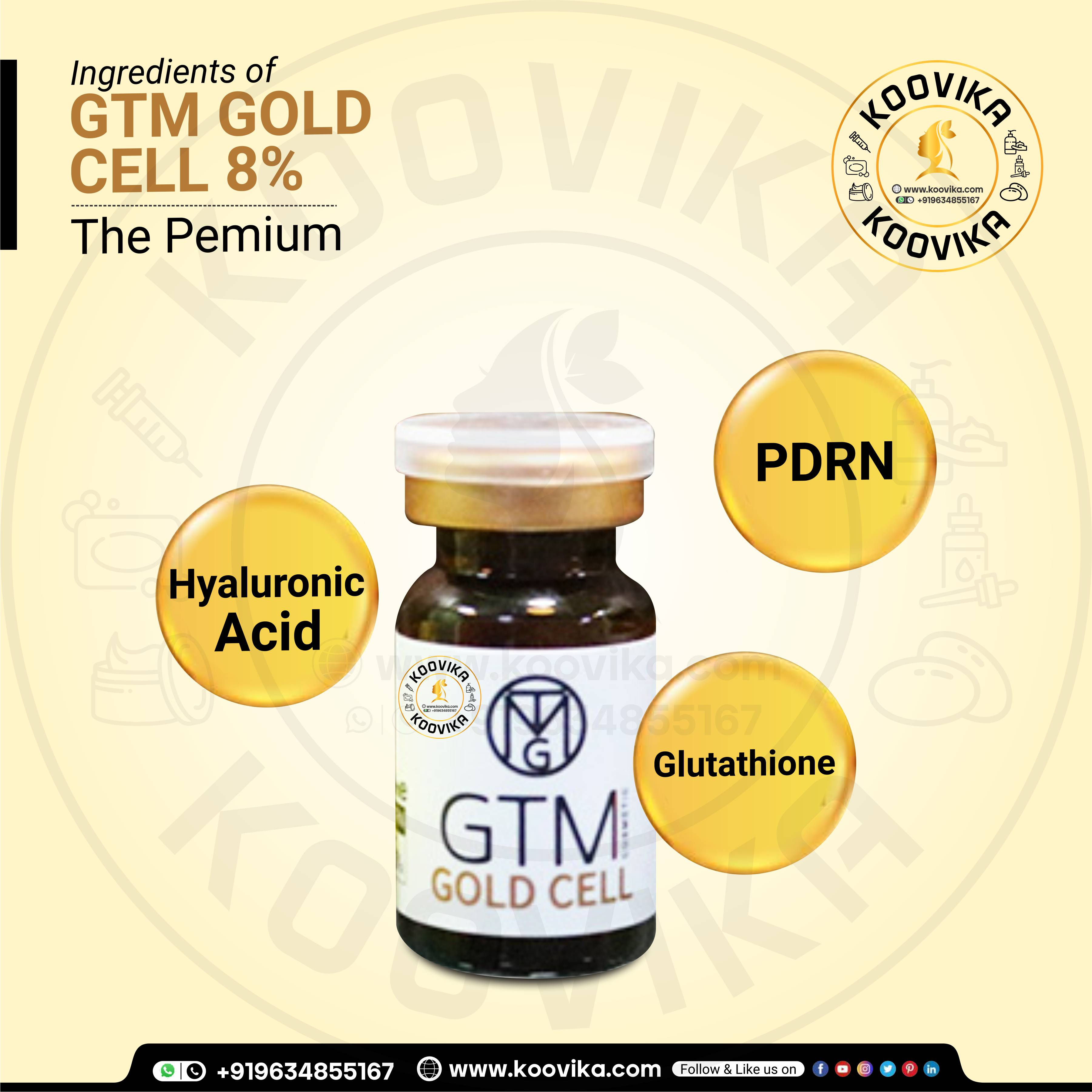 GTM Gold Cell 8 % – Shiny Stretch