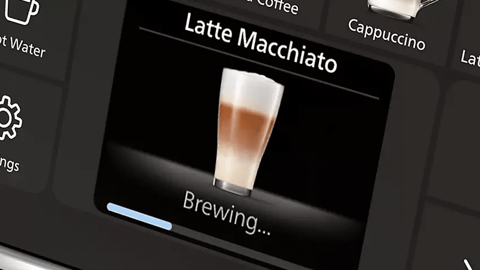 Thumbnail: Philips Series 4400 LatteGo Fully Automatic Coffee Machine, Silent Brew Technolo