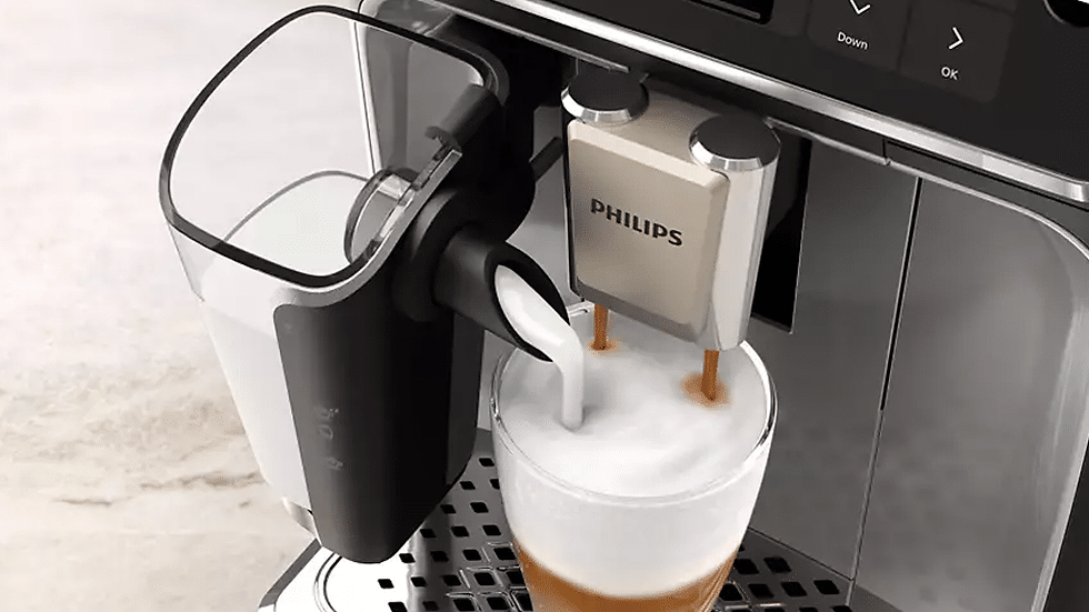 Thumbnail: Philips Series 4400 LatteGo Fully Automatic Coffee Machine, Silent Brew Technolo