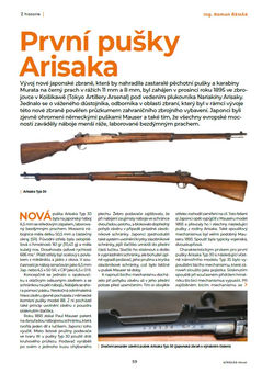 3E ZBRANĚ Střelecká Revue, první pušky Arisaka